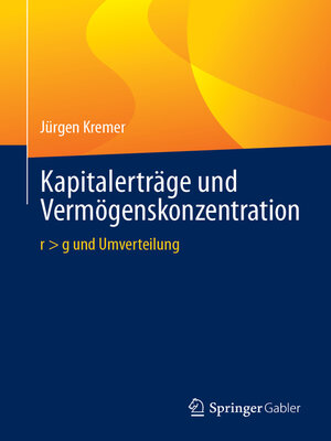 cover image of Kapitalerträge und Vermögenskonzentration